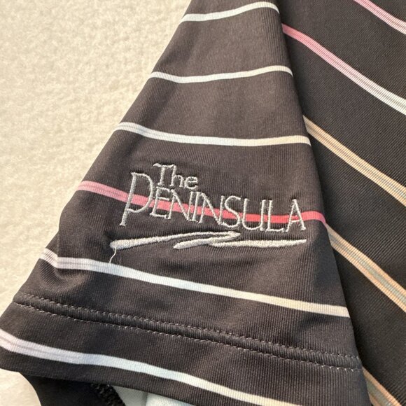 Nike Dri Fit Tiger Woods‎ Golf Polo Shirt Mens Large Short Sleeve Multi Color - Picture 10 of 11